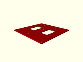 anycubic i3 mega heatbed plate raw 3d printer parts heated bed 3d print model - Mito3D