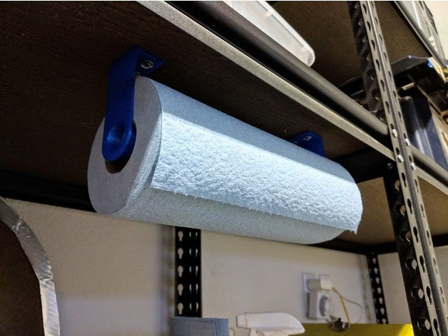 paper towel hanger organization 3D print model - Mito3D