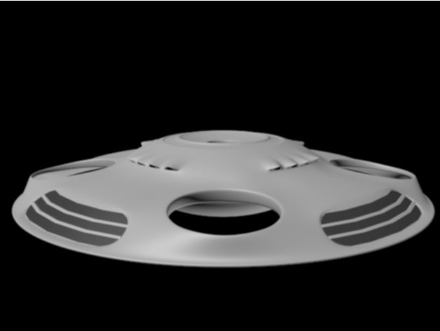 supra drone body 04 art 3D print model - Mito3D