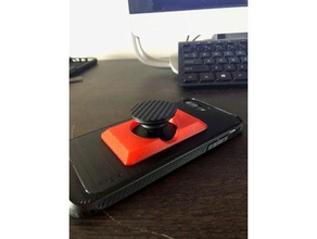 flush mount pop socket mobile phone 3d print model - Mito3D