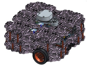 robotis turtlebot waffle pi 3d impressão 3d print model - Mito3D
