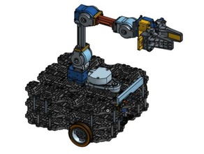 robotis turtlebot waffle openmanipulator cadeia 3d impressão 3d print model - Mito3D