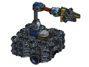 robotis turtlebot Waffel pi openmanipulator Kette 3d drucken 3d print model - Mito3D