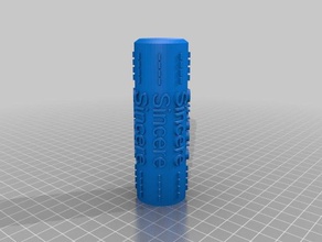 my customized bike handle grip customizer sport outdoors 3d print model - Mito3D