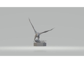 eagle pesca animali 3d print model - Mito3D