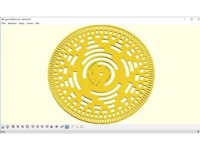 parametrik gri disk Robotik 3d print model - Mito3D