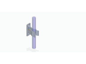 holder curtain crank kurbelhalterung f&uumlr rollokurbel replacement parts 3d print model - Mito3D