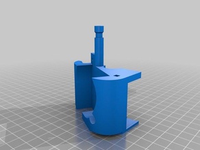 effector variant molestock delta printer e3d v6 hotend parts 3d print model - Mito3D