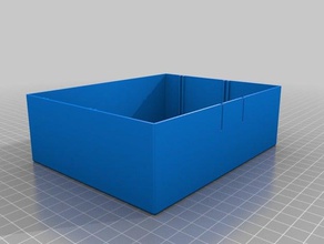 drawer 154 122 50 containers customized 3d print model - Mito3D