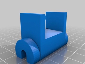 24mm table captive cable holder computer customized 3d print model - Mito3D
