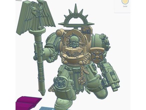 space marine chaplain-terminator jetzt Nieten - Spielzeug Spiele 30k 40k crozius warhammer 3d print model - Mito3D