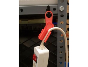 décharge de traction des câbles plein air jardin support câble tondeuse à gazon 3d print model - Mito3D