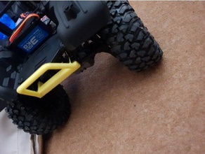 traxxas trx-4 ön tampon stinger araçlar 3d print model - Mito3D