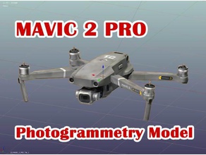 mavic-2 pro-Photogrammetrie-Modell rc Fahrzeuge dji mavic mavic2 Drohne 3d print model - Mito3D
