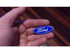ford badge other car 3d print model - Mito3D
