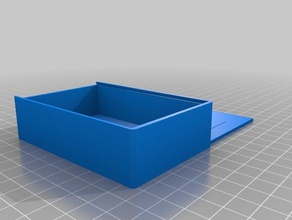 my customized sliding lid box bigger containers 3d print model - Mito3D