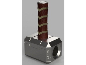 thors highmmer sculptures hammer marijuana pipe pipes smoking 3d print model - Mito3D