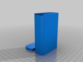 sigarayı kutusu kapağı sürgülü aksesuarlar sigarette 3d print model - Mito3D