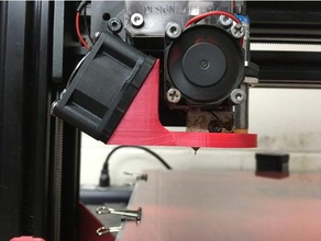 cooling fan duct 3d printer accessories 3d print model - Mito3D