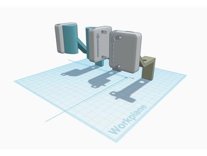 support 3030 pour runout filament sensortrianglelaborg 3d printer accessories extrusion hypercube evolution sensor 3d print model - Mito3D