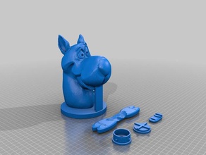 scooby doo banco 3d impressão animação dos desenhos animados quadrinhos 3d print model - Mito3D