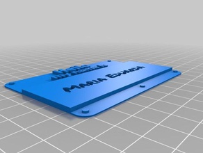 il mio personalizzati ciao etichetta con nome ufficio 3d print model - Mito3D