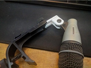 samson ses 5 seti mikrofon klibi davul elektronik 3d print model - Mito3D