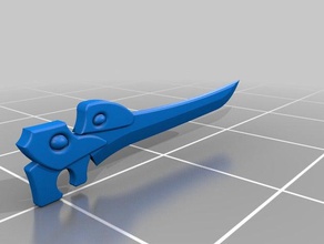 aeldari de la cuchilla juegos eldar espada wargaming warhammer 40k 3d print model - Mito3D