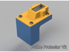 probe protector anycubic kossel 3d printer parts 3d print model - Mito3D