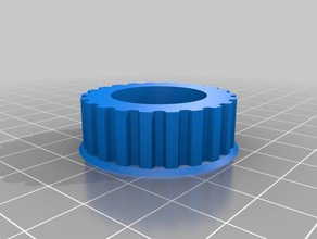 xl 22t test pulley customizer optimized parts customized 3d print model - Mito3D