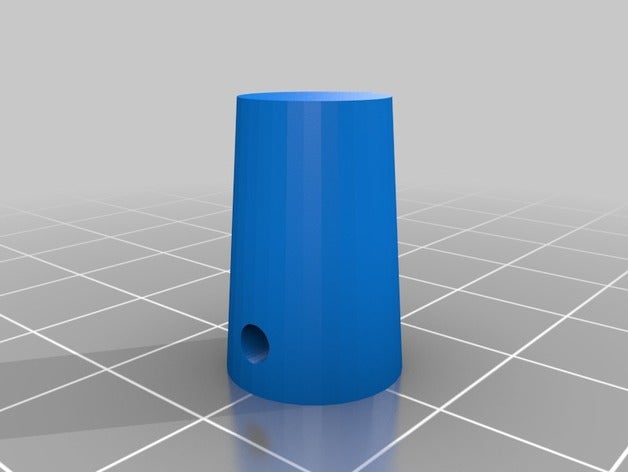 potentiometer Drehknopf 6mm Teile 3D print model - Mito3D