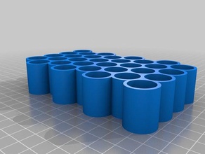 my customized pentool holder cylinders holders boxes 3d print model - Mito3D