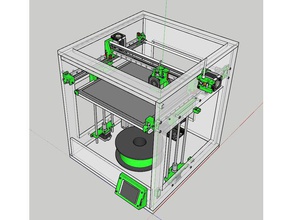 upgrade franken3d xl printers 3d print model - Mito3D