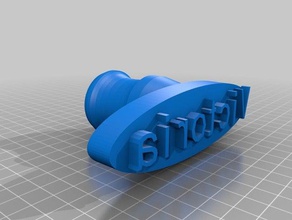 victoria stempel i segni loghi personalizzato 3d print model - Mito3D