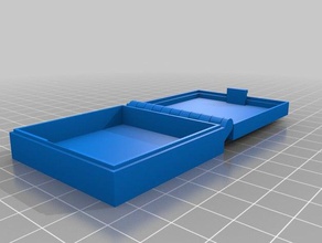meu personalizados articulada caixa de trava um pouco paramétrico impressão uma peça remix contentores 3d print model - Mito3D