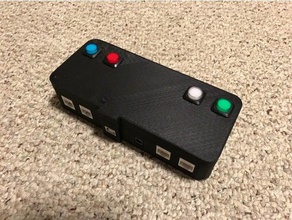 neopixel-control-box - Elektronik arduino button 3d print model - Mito3D