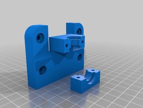 e3d v6 monte piper 1 v1 de la impresora partes 3d print model - Mito3D
