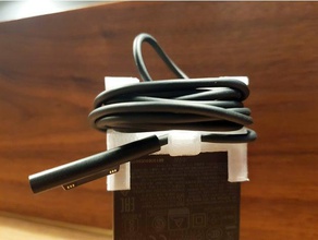 cord organizer microsoft surface brick charger model 1800 computer pro power 3d print model - Mito3D