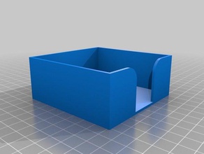 post-kutusu ofis notlar organizasyon postit notları 3d print model - Mito3D
