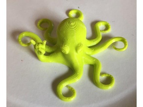 jerry garcia octopus Tiere bunte lulzbot taz 6 3d print model - Mito3D