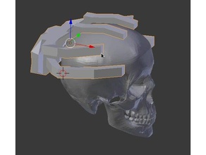eeg headset biology openbci openeeg 3d print model - Mito3D