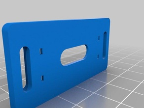 oo point motor mounting plate base hobby hornby modelrailroad modelrailways peco 3d print model - Mito3D