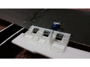 panneau de mousse charnière rc des véhicules dollartree foamcore rcairplane 3d print model - Mito3D