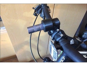 collet Taschenlampe Halter Fahrrad sport im freien 3d print model - Mito3D