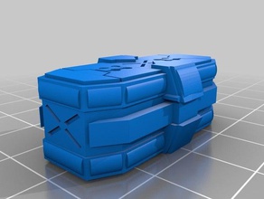 scifi weapon crates toys games 28mm 40k infinity game loot chest crate miniature prime scatter terrain star wars treasure wargame wargaming warhammer40k warhammer 3d print model - Mito3D
