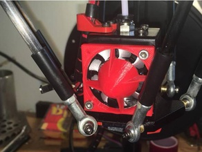 40mm fã de admissão 3d a impressora partes 3d print model - Mito3D