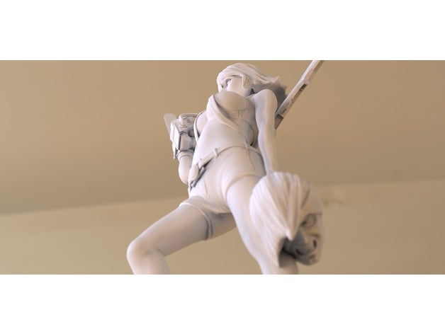 fêmea de cinzas esculturas evil dead 3D print model - Mito3D