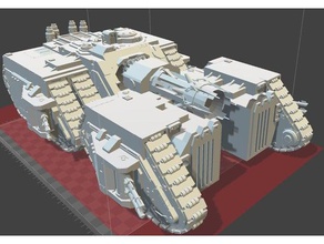 megalydon tank 30k40ktitanicus proxy araç epik ağır sapkınlık horus magalydon süper ulaşım warhammer 3d print model - Mito3D
