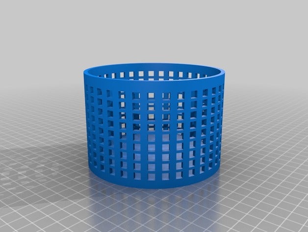 lapicero 3d printing bote lapiz maceta rejilla 3D print model - Mito3D
