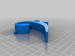 bass clef bookend easy print organization 3d print model - Mito3D